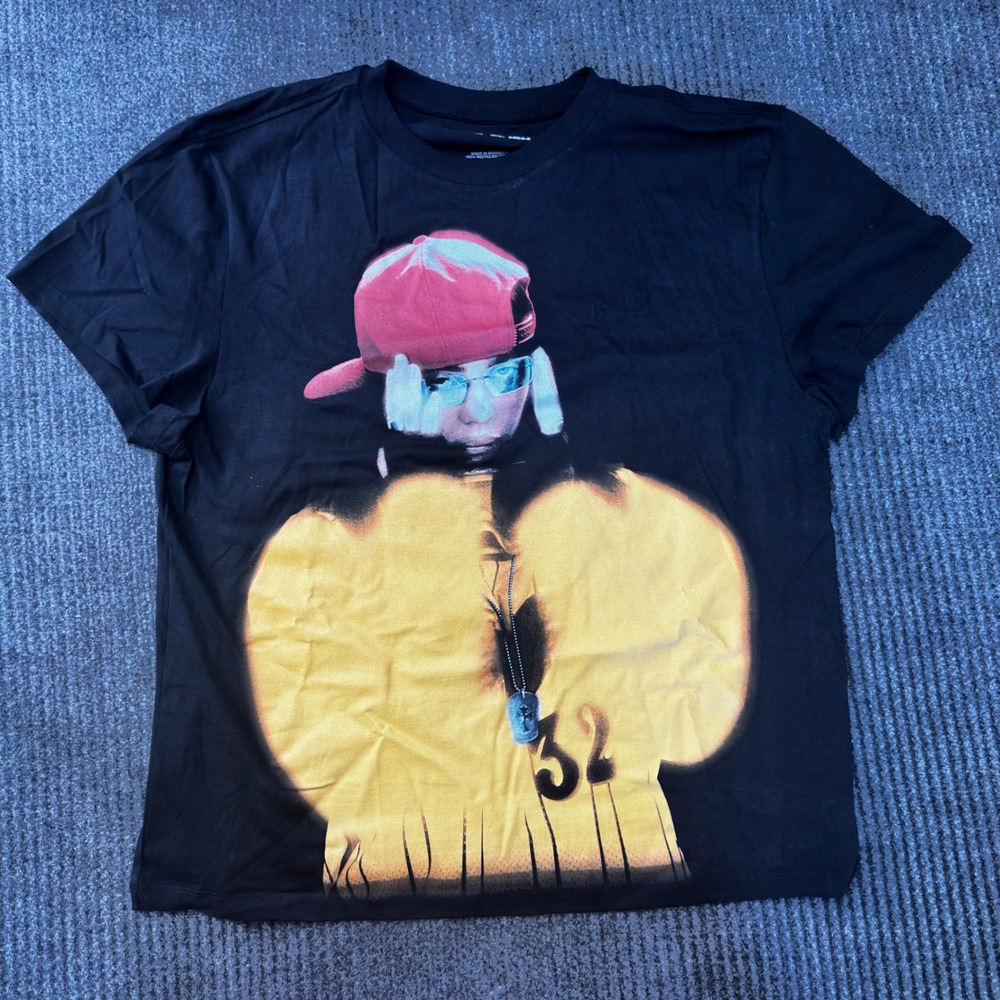 Billie Eilish Hit Me Hard and Soft Tour 2024 Shirt Black Large Concert Tee